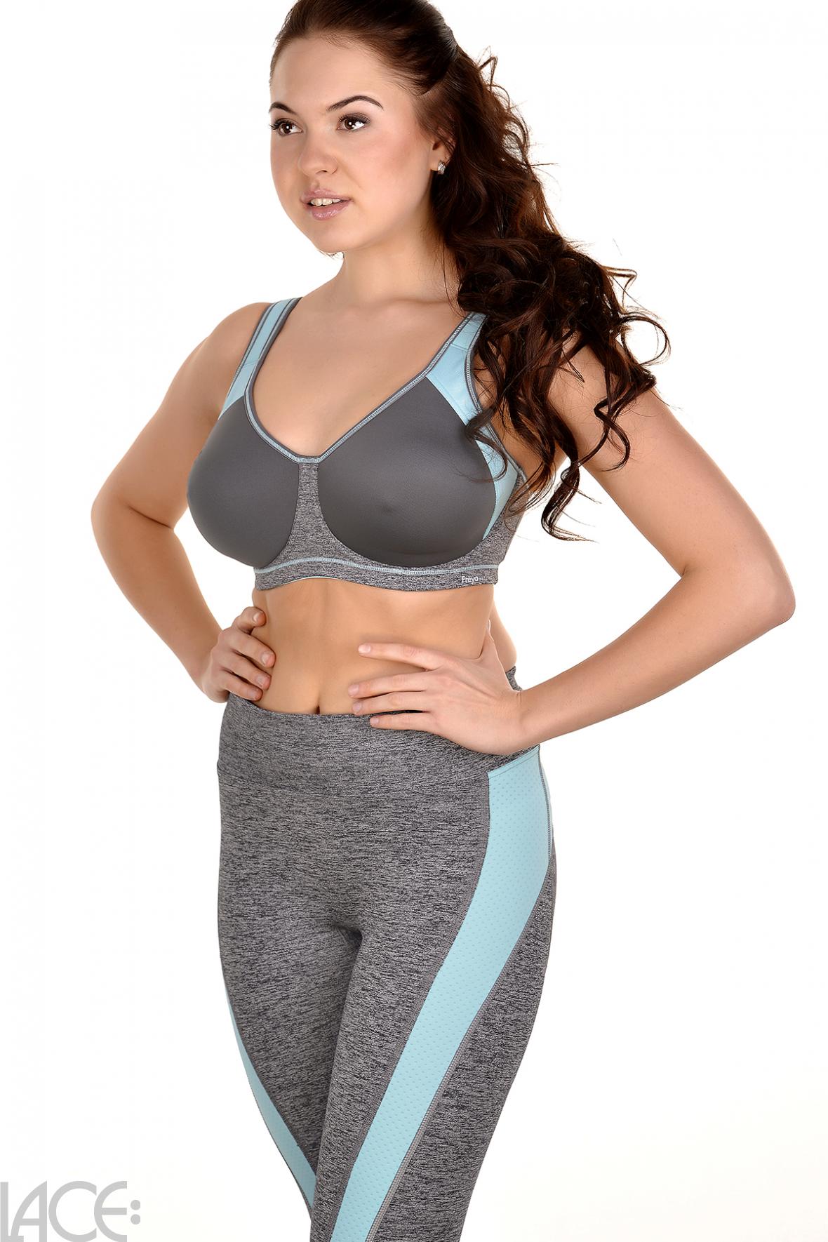 Freya Lingerie Sonic Underwired Sports bra E-H cup CARBON – Lace-Lingerie .com