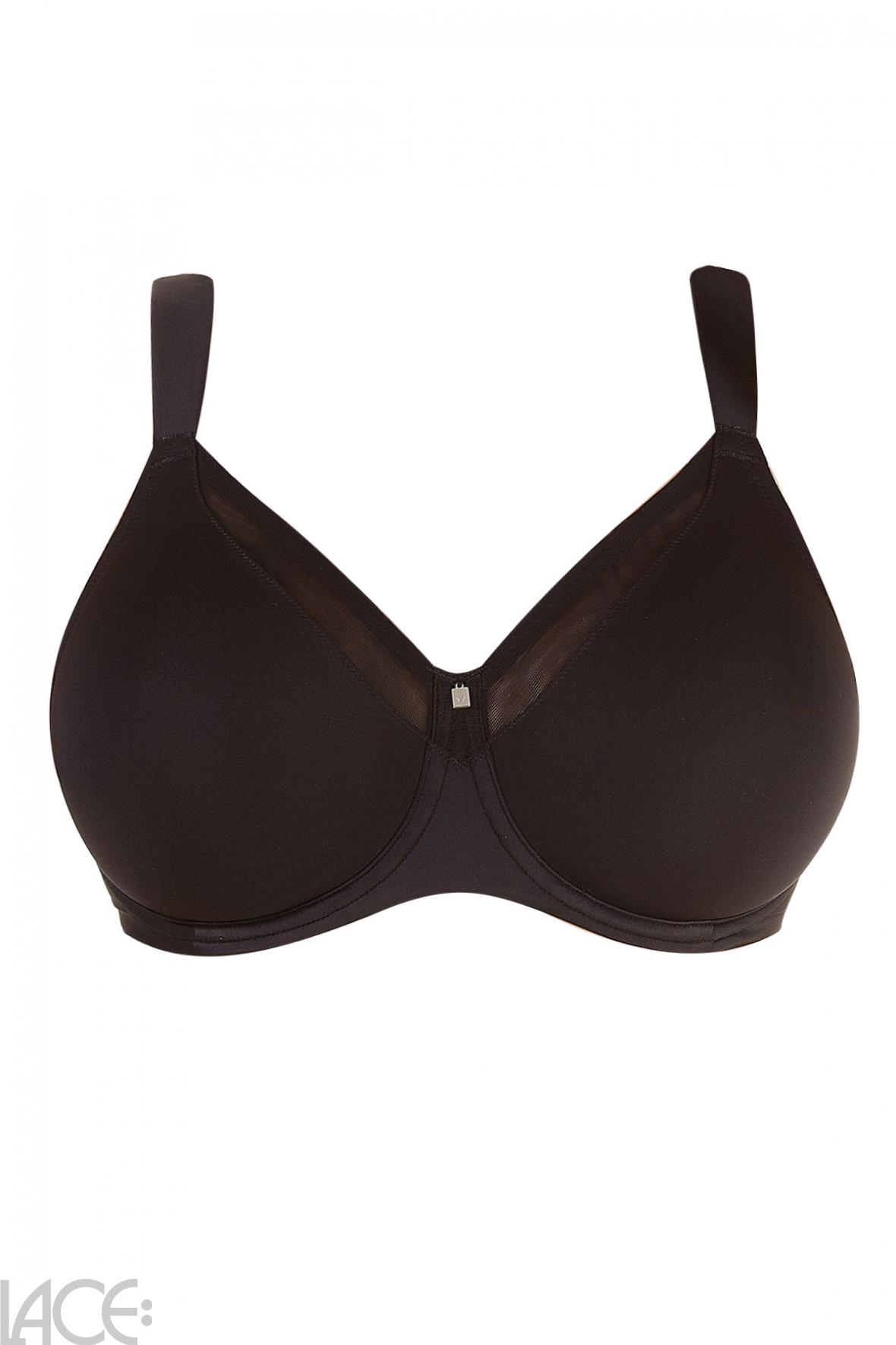 Triumph True Shape Sensation Minimizer Bra D-G cup BLACK –