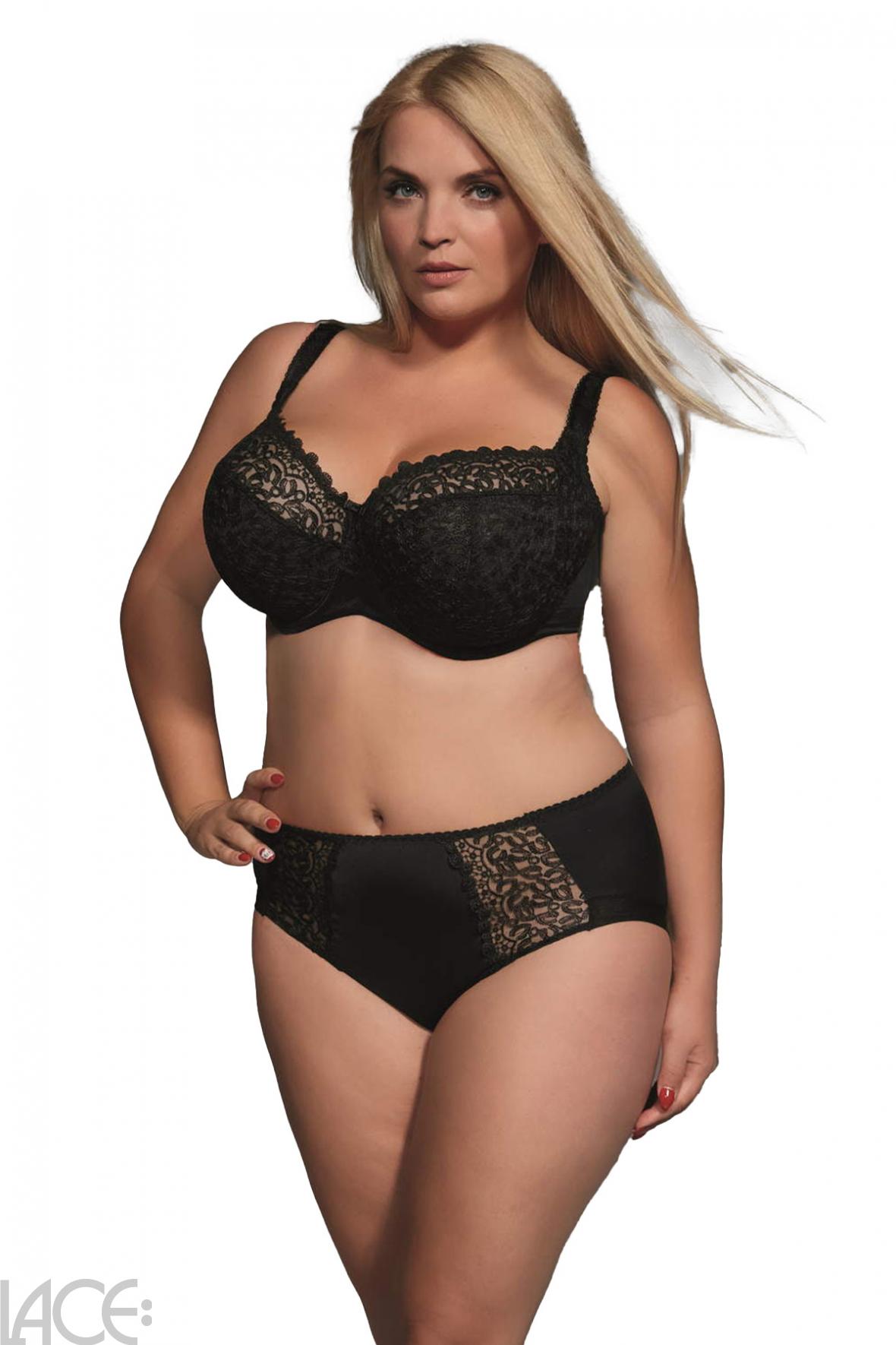 Kris Line Bra H-K Cup - Kris Line 04 BLACK –