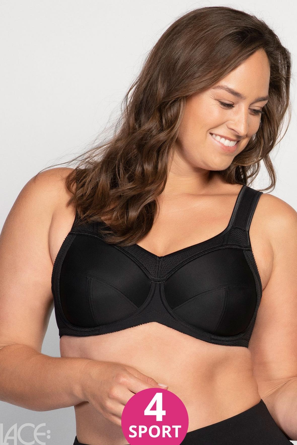 Ulla Kate Sports bra E-L cup BLACK –