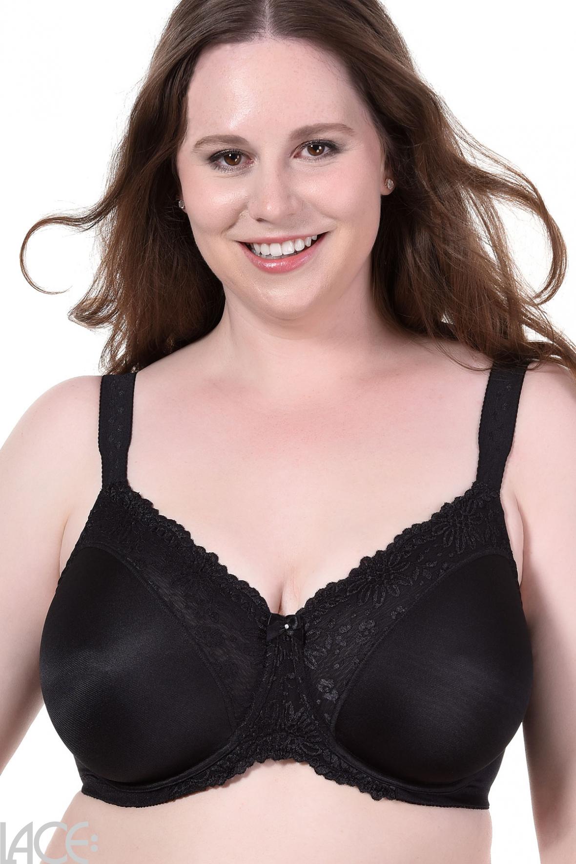 Triumph Ladyform Soft Minimizer Bra DH cup BLACK