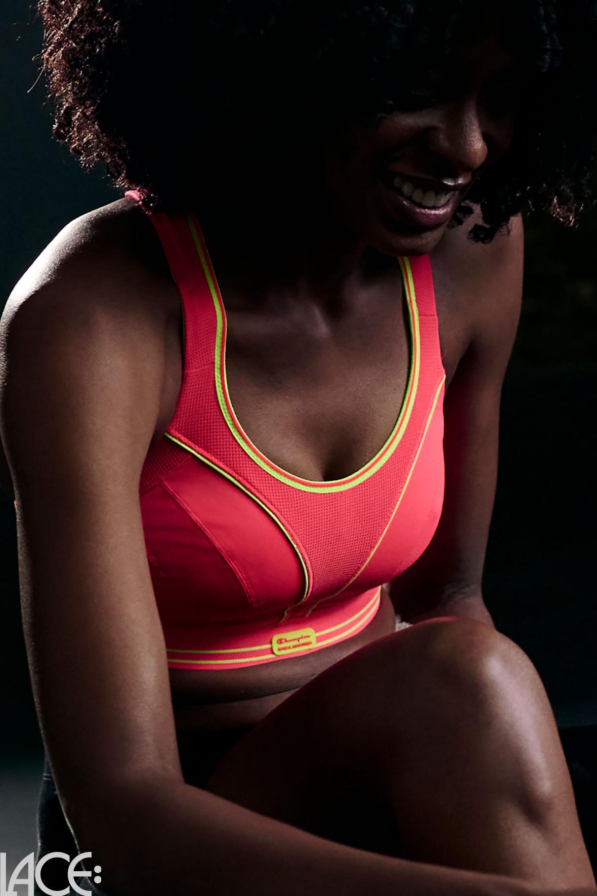 Shock Absorber Ultimate Run Non-wired Sports bra F-I cup NEON –