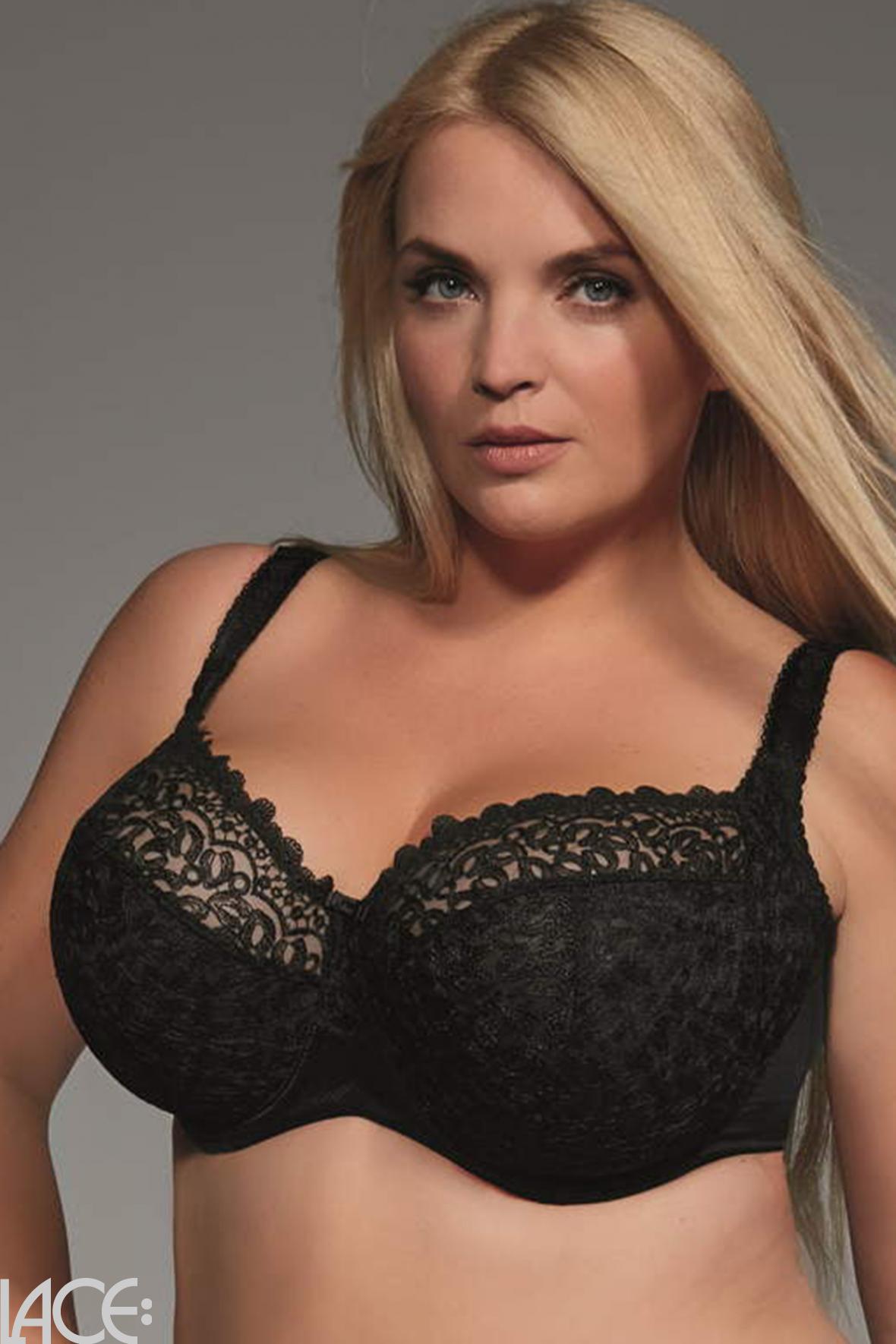 Kris Line Bra H-K Cup - Kris Line 04 BLACK –