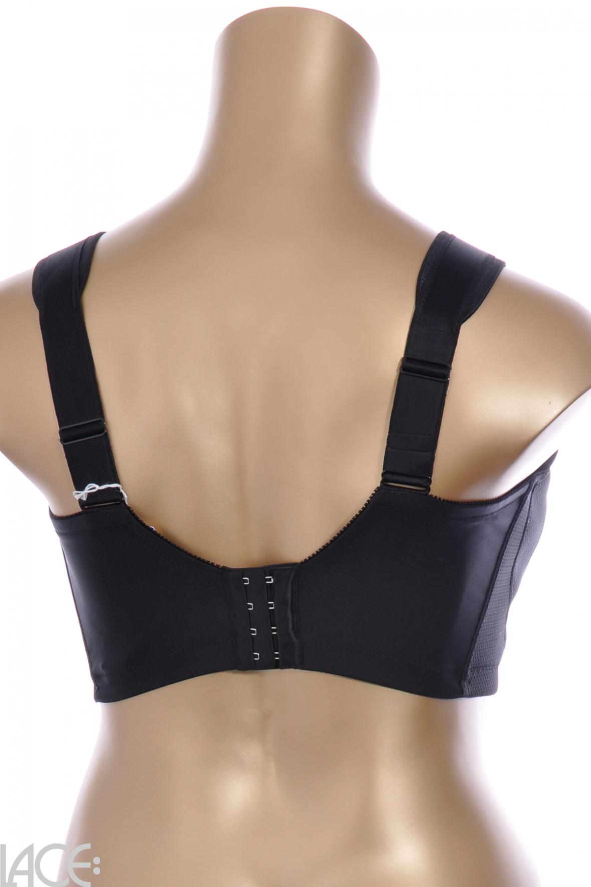 Ulla Kate Sports bra non-wired E-N cup BLACK –