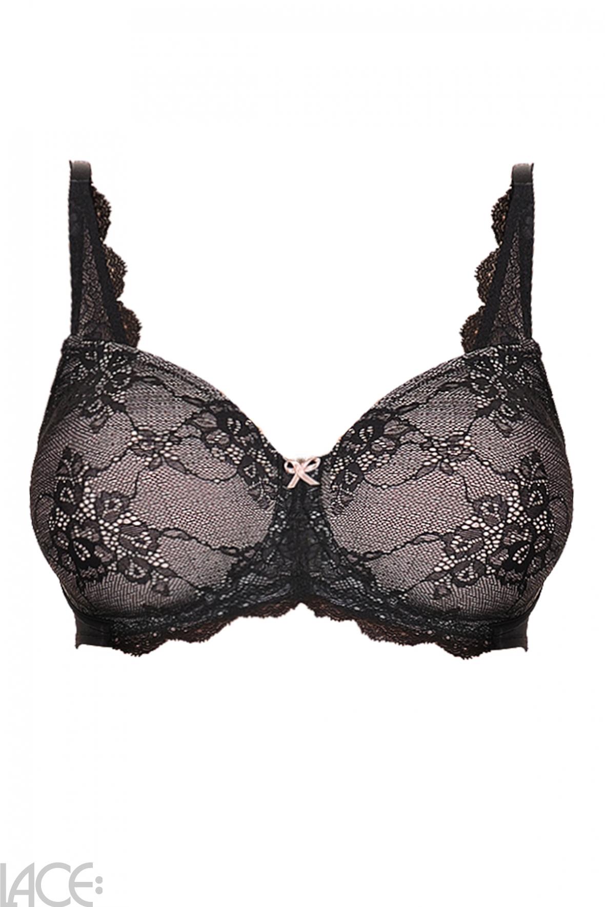 Buy Triumph Black Lace Minimizer Bra For Women Online At Tata CLiQ