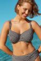 Panache Swim - Gingham Bikini Top G-M cup