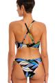 Freya Swim - Desert Disco Bikini Bandeau bra with detachable straps F-I cup