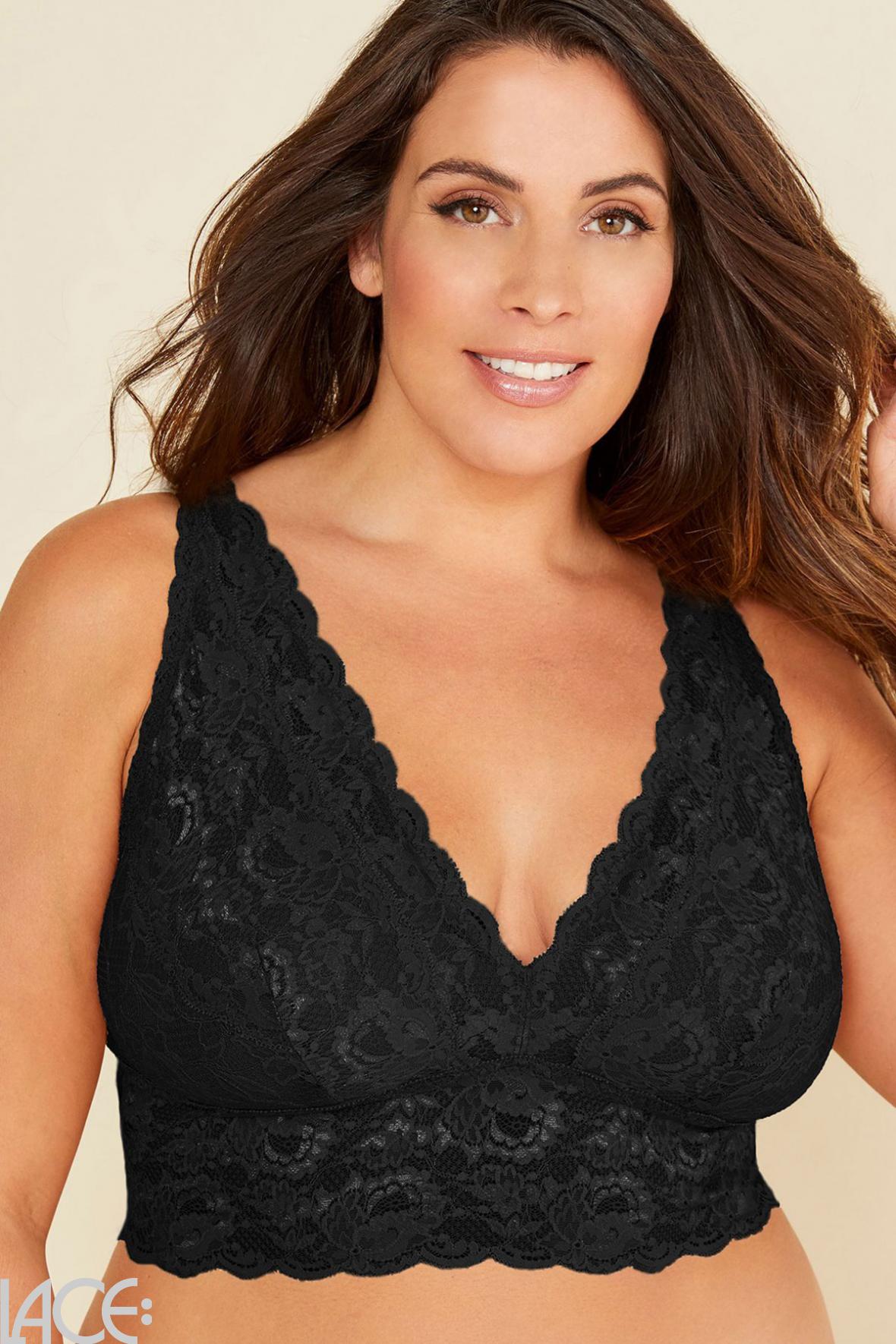  Bra - Wireless - Cosabella - Extended Curvy Plungie  Bralette without wire