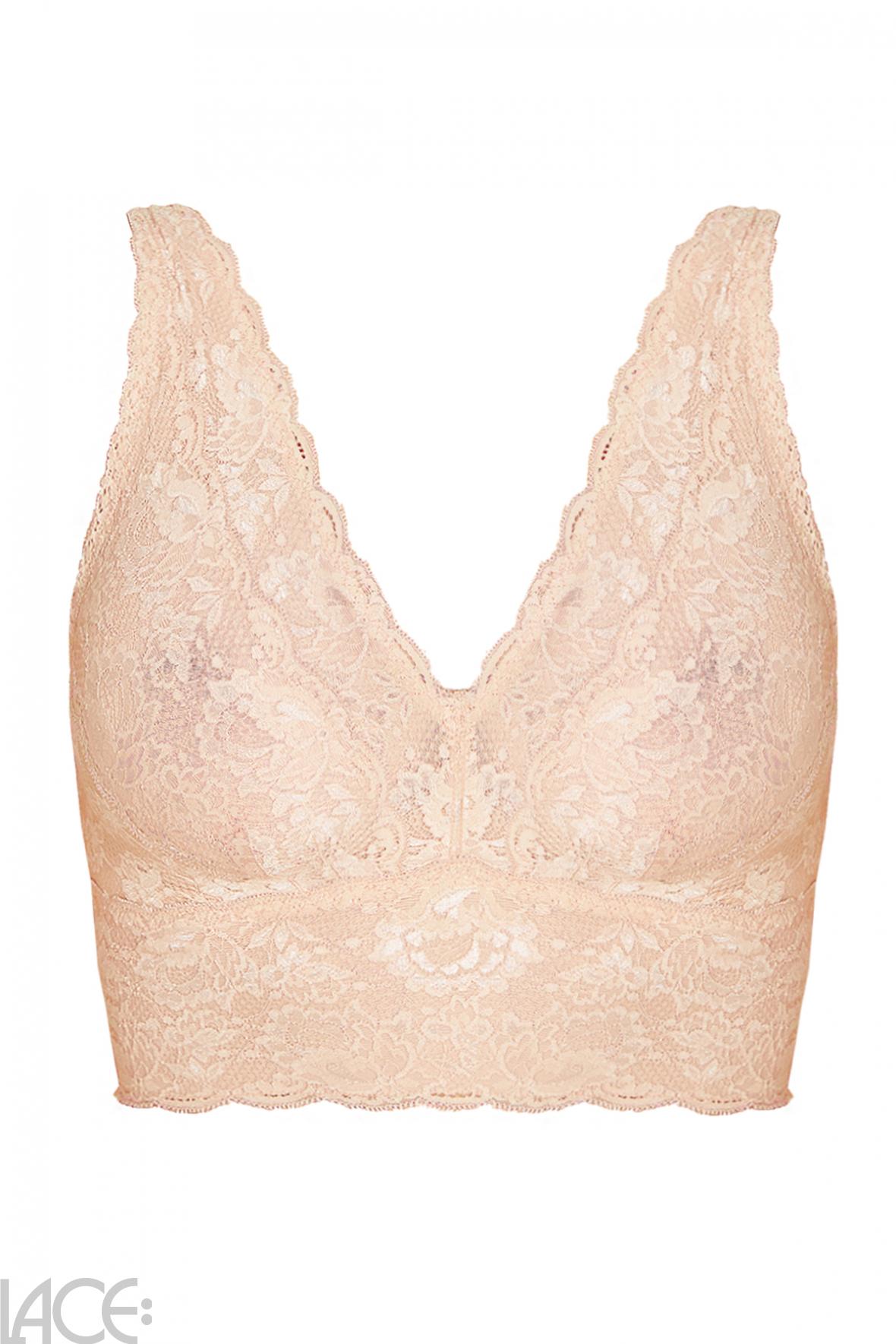  Bra - Wireless - Cosabella - Curvy Plungie Bralette  without wire E-I Cup