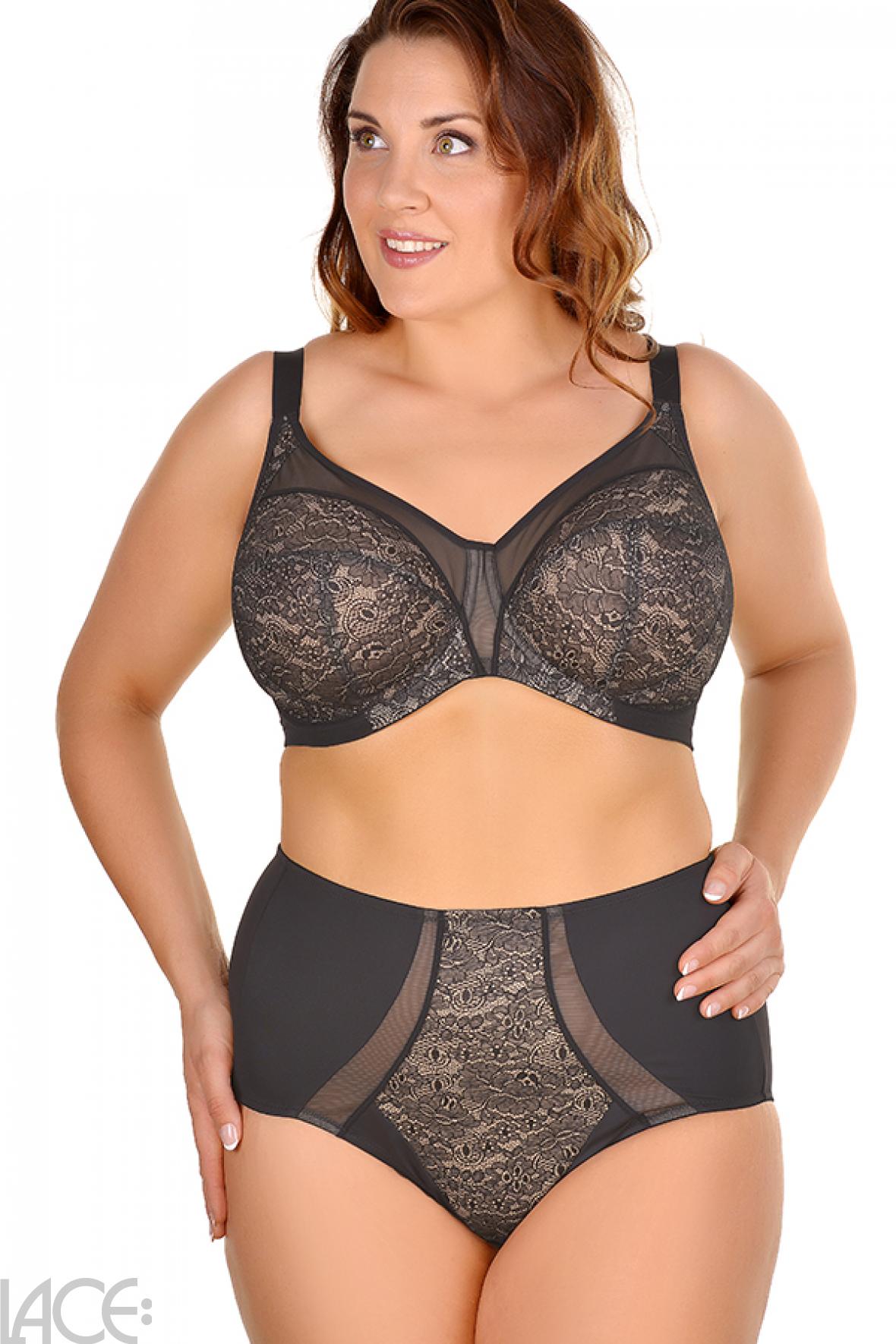 Elomi Raquel Full Cup Bra 4050 Underwired Non-Padded Full Figure Womens Bras 