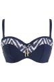 Panache Swim - Oceana Bikini Bandeau bra with detachable straps F-I cup