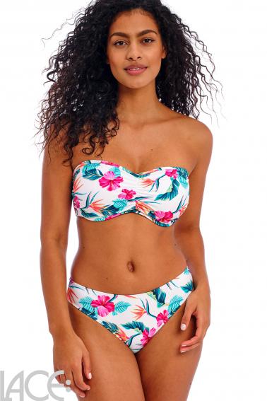 Freya Swim - Palm Paradise Bikini Bandeau bra with detachable straps E-I cup